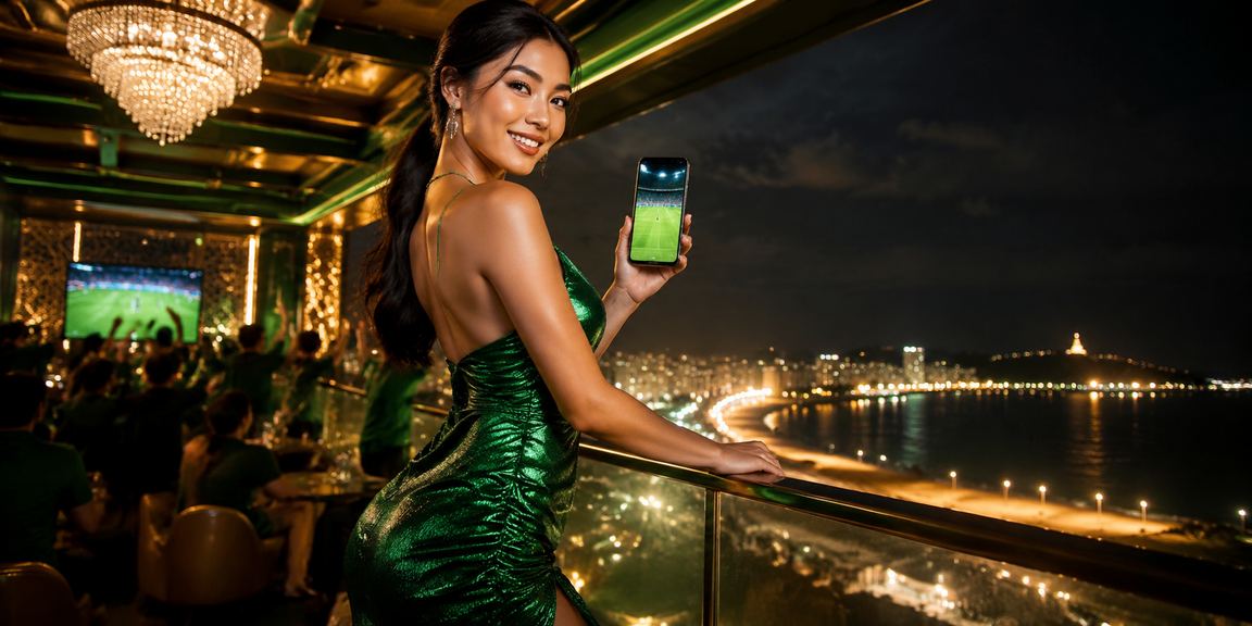 Người chơi thực hiện giao dịch casino di động trên bãi biển Vũng Tàu buổi chiều